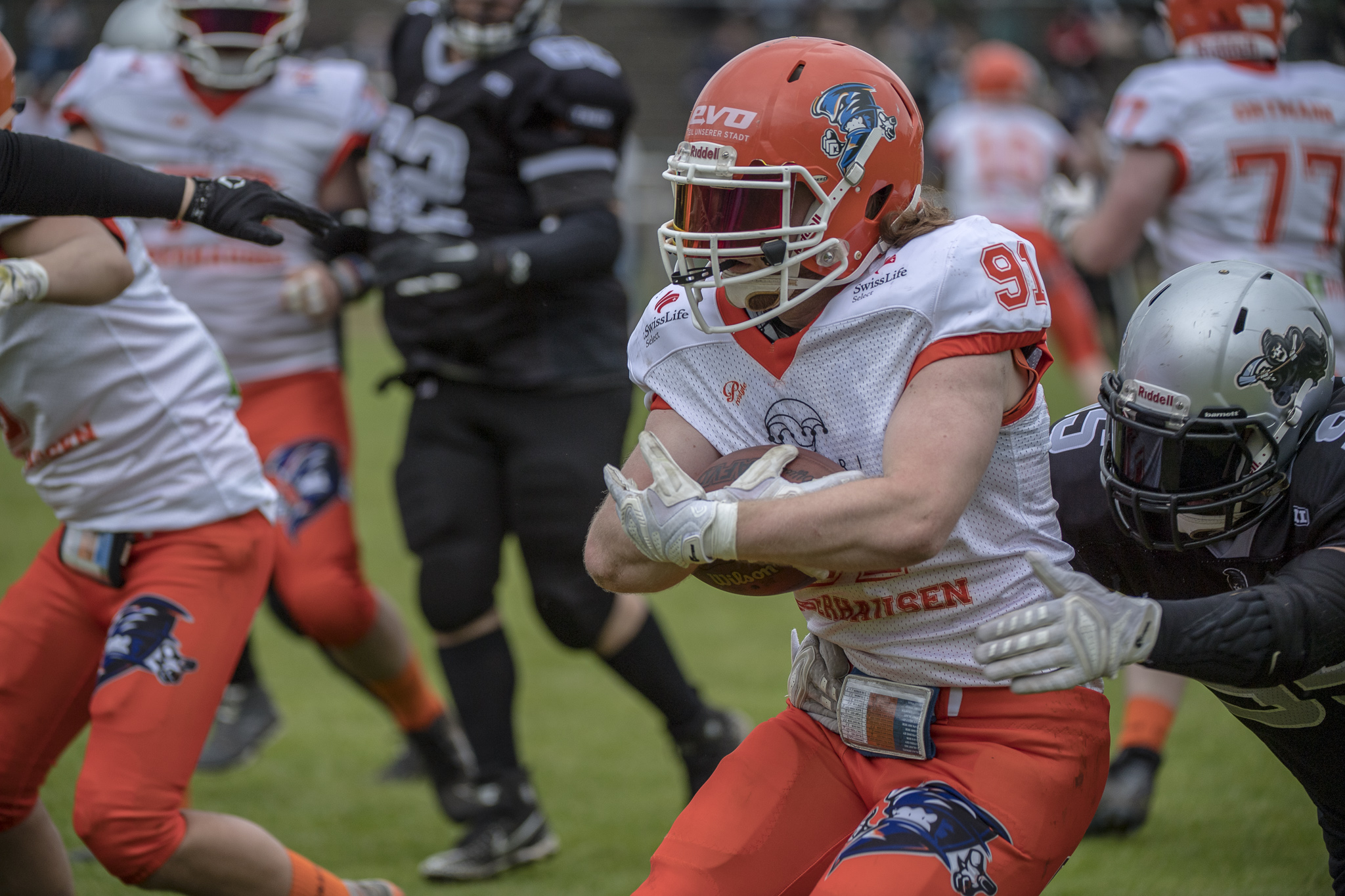 Die Dorsten Reapers verlieren die Auftaktbegegnung gegen den Aufsteiger, die Oberhausen Tornados (Foto: Nick Jungnitsch)